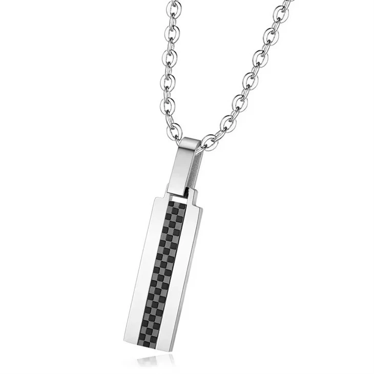 Fashion Charm Stainless Steel Pendant Chain Necklace Waterproof Necklace